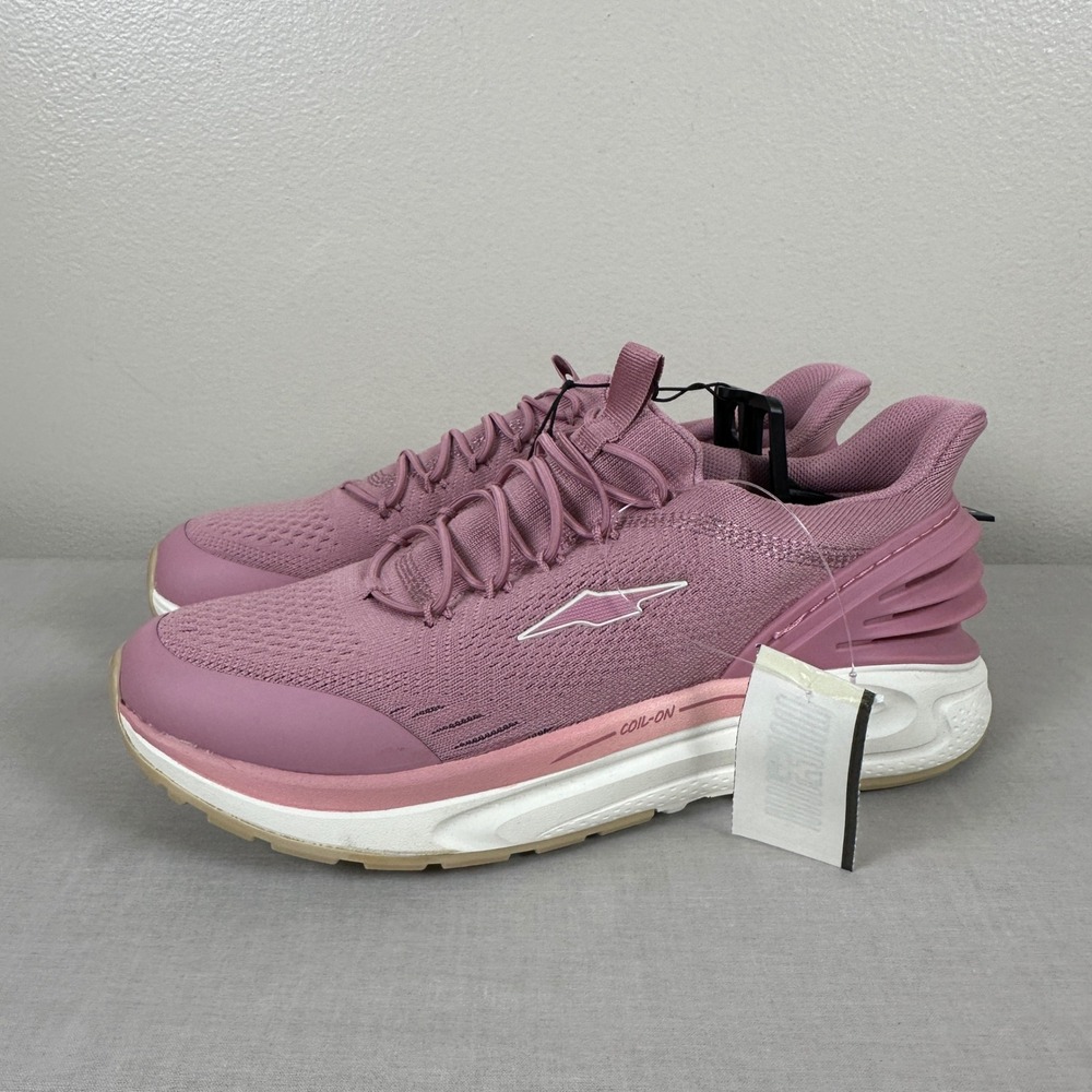 Avia Women's 10 Coil-On 2.0 Running Shoes Mauve Pink Mesh Walking workout NEW